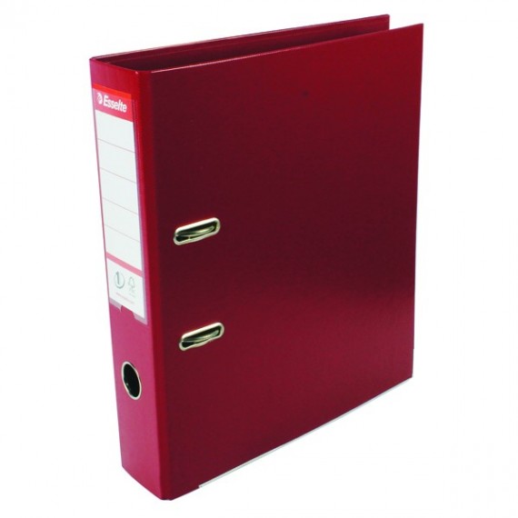 Esselte A4 LA File PVC 75mm Bordeaux