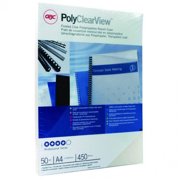 Ibico A4 PolyClearview Cover F/Clear P50