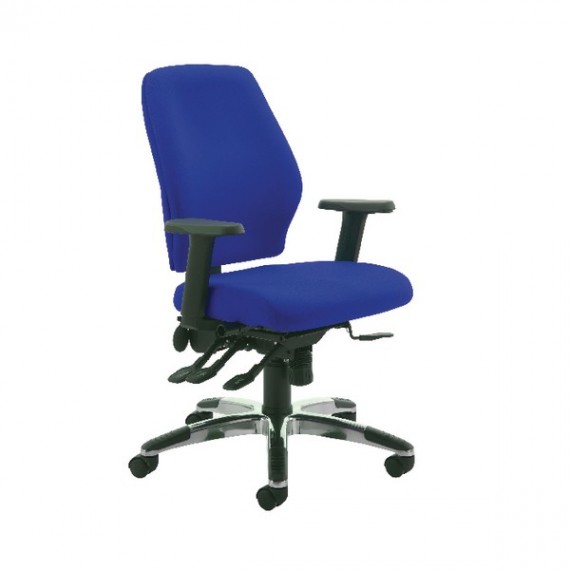 Agility High Back Posture Chair Blue