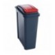 VFM Recycling Bin With Lid 25 Litre RedR