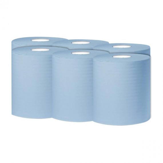 Q-Connect Cfeed Roll 1Ply 300M Bl Pk6