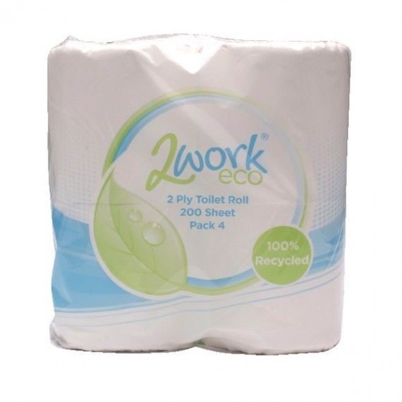 Q-Connect Toilet Roll 2Ply 200Sheet Pk36