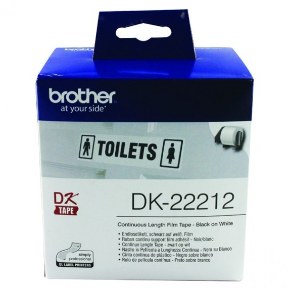 Brother Cont Film Tape 62mm Wht DK22212