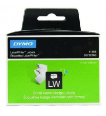 Dymo Name Badge 89x41mm White 11356