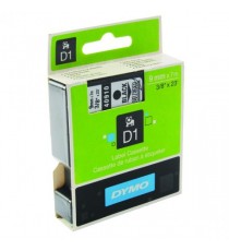 Dymo 1000/5000 Tape 9mmx7M Blk/Clr 40910