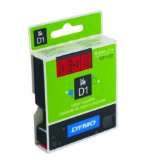 Dymo 1000/5000 Tape 9mmx7M Blk/Red 40917