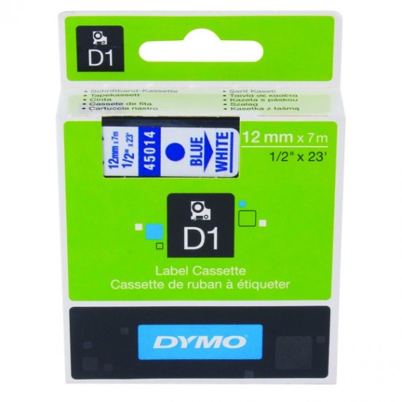 Dymo 4500 Tape Blue/White 45014