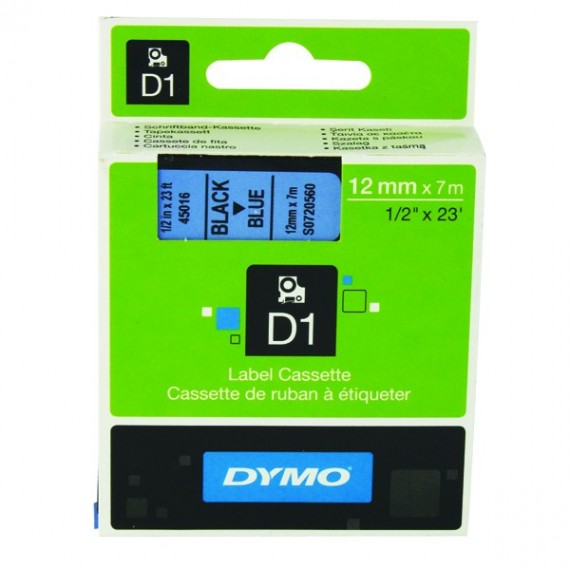 Dymo 4500 Tape Black/Blue 45016