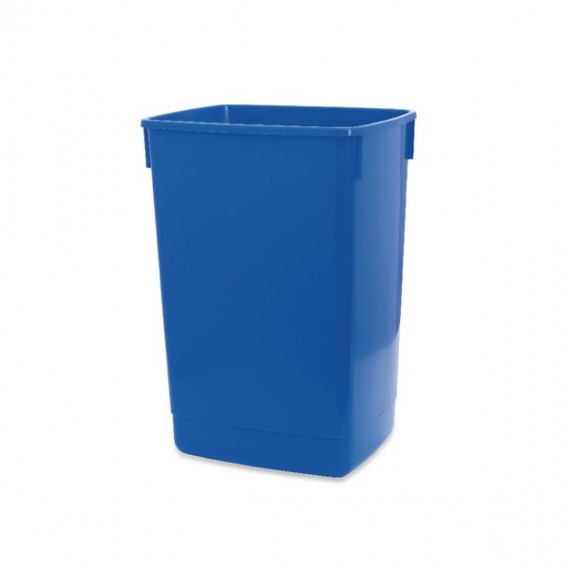 Addis 54L Flip Top Recycle Bin Base Blu