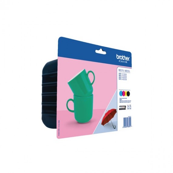Brother CMYK Ink Cart XL Pk LC227XLVALBP