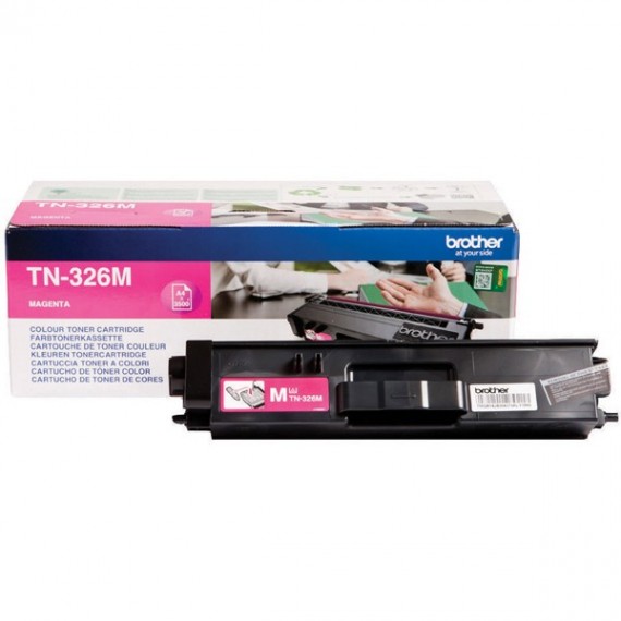 Brother TN326M HY Toner Cart Magenta Pk1