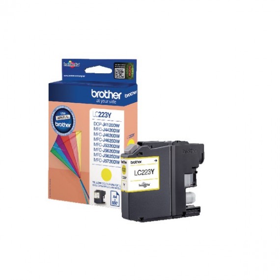 Brother Yellow Ink Cart LC223Y