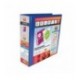 Elba A4 Panorama 65mm 4D Pres Binder Blu