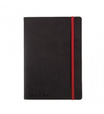 Soft Touch Black n Red Notebook A5
