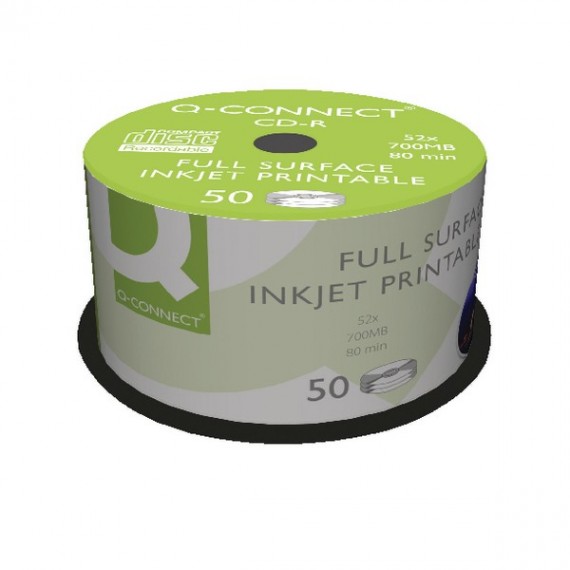 QConnect Inkjet Printable CDR Spindle