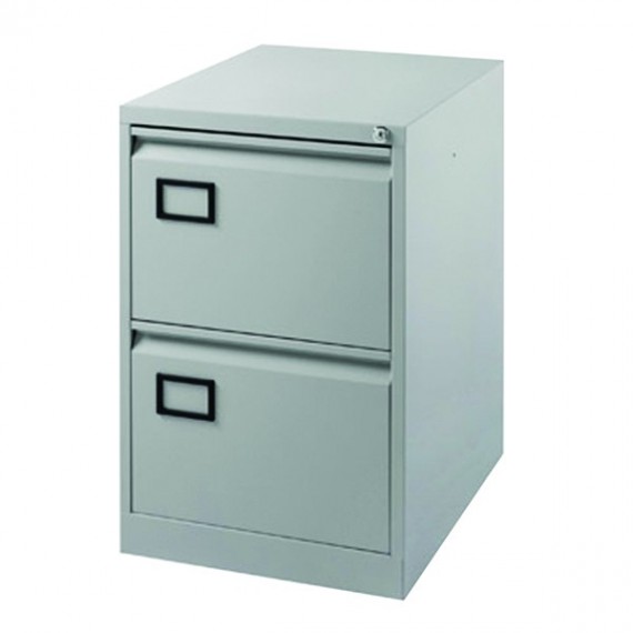 FF Jemini Filing Cabinet 2Drw Pl/Grey