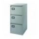FF Jemini Filing Cabinet 3Drw Pl/Grey