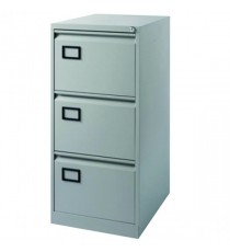 FF Jemini Filing Cabinet 3Drw Pl/Grey