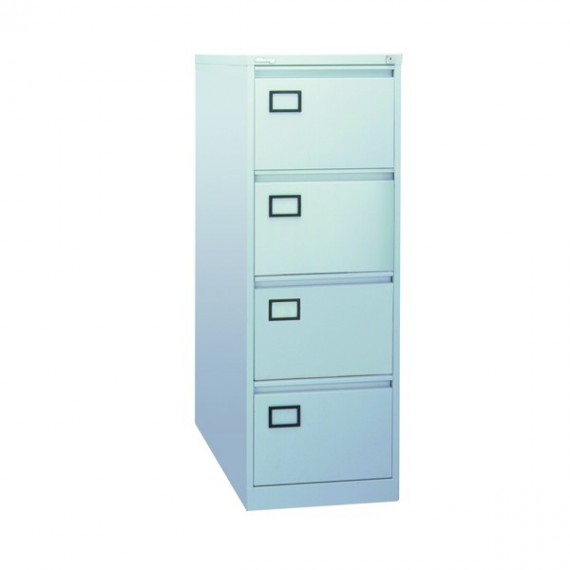 FF Jemini Filing Cabinet 4Drw Pl/Grey