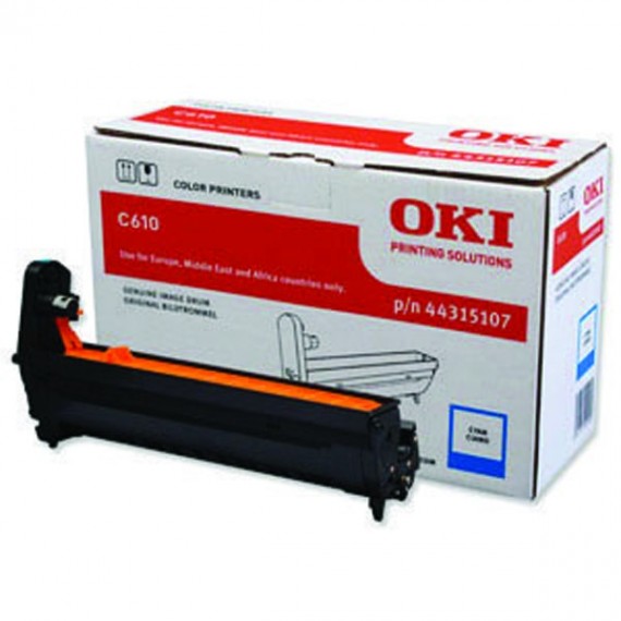 Oki C610 Image Drum 20K Cyan 44315107
