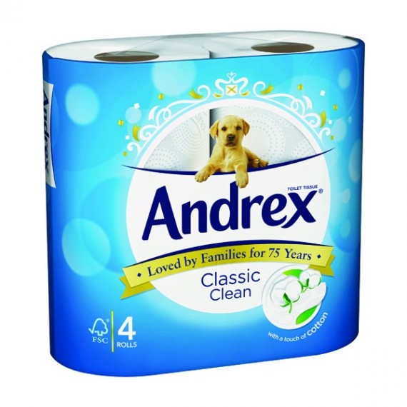 Andrex Toilet Roll Classic White Pk 6x4