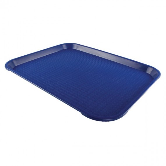 Tea Tray Plain Blue 445x330mm