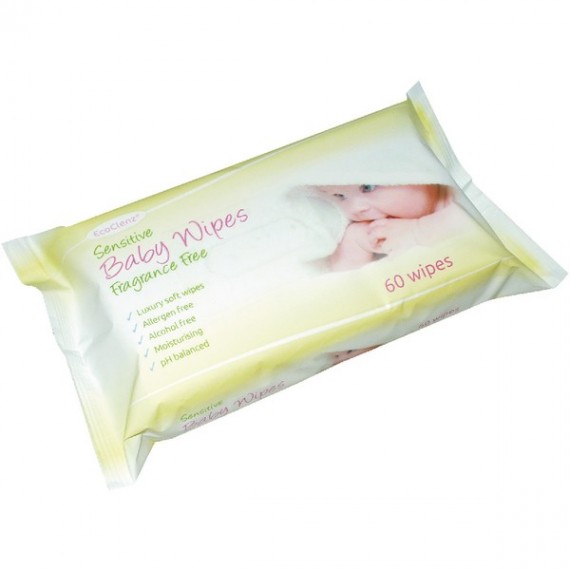 Ecoclenz Baby Wipes Fragrance Free Pk12