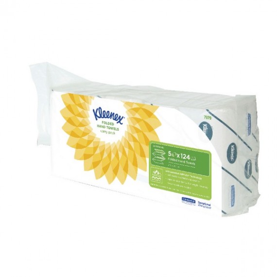 Kleenex Ultra Hand Towel Wht Pk5 7979