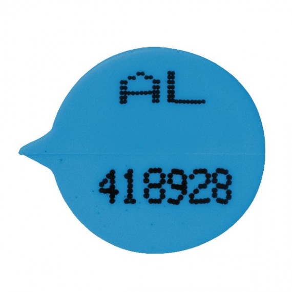 Go Secure Numbered Round Seal Blue