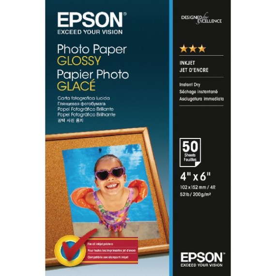 Epson Photo Paper Glossy 10x15cm 200gsm