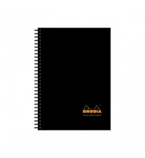 Rhodia Business Book A5 Wbnd HB Nbk Blk