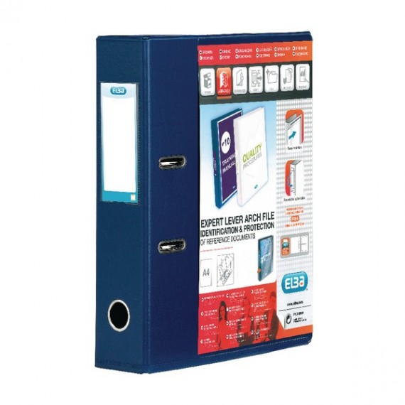 Elba Vision Lever Arch File A4 70mm Blu