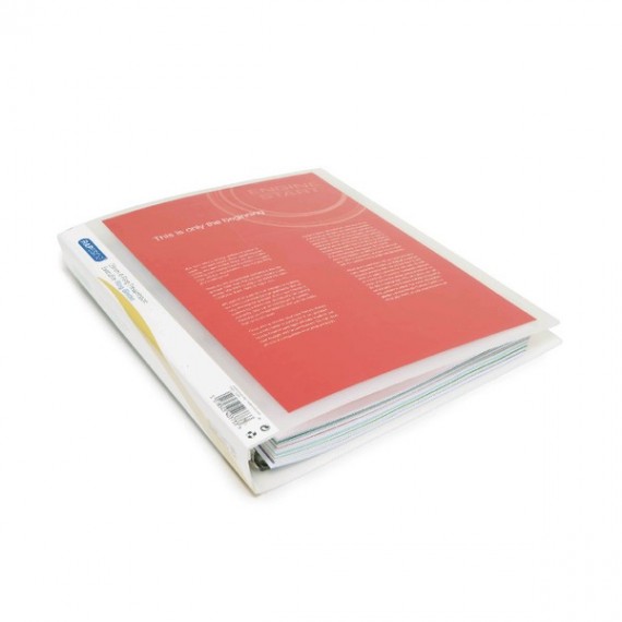 Rapesco Pres Ring Binder A4 25mm Clear