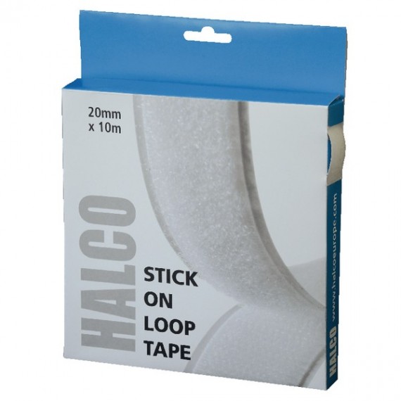 Halco Stick On Loop Roll 20mm x 10m