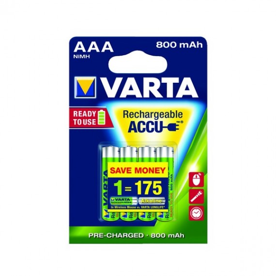 VARTA NiMH Battery AAA Pk 4