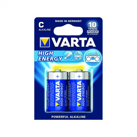 VARTA High Energy Battery C Pk 2