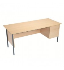 FF Jemini Intro 4 Leg 1 Pedestal Desk