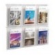 Helit Wall Display 6 X A4 Pockets Car