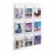 Helit Wall Display 9xA4 Pockets Clear