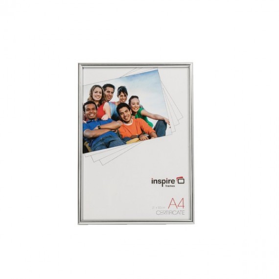 Photo Album Co Backloader A4 Silv Glass