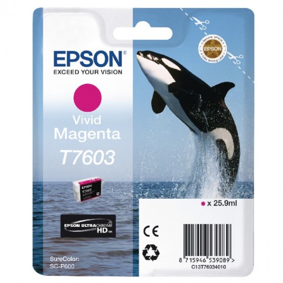 Epson Ink Cartridge Vivid Magenta T7603