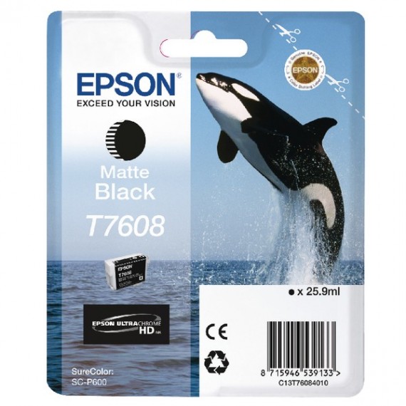 Epson Ink Cartridge Matte Black T7608