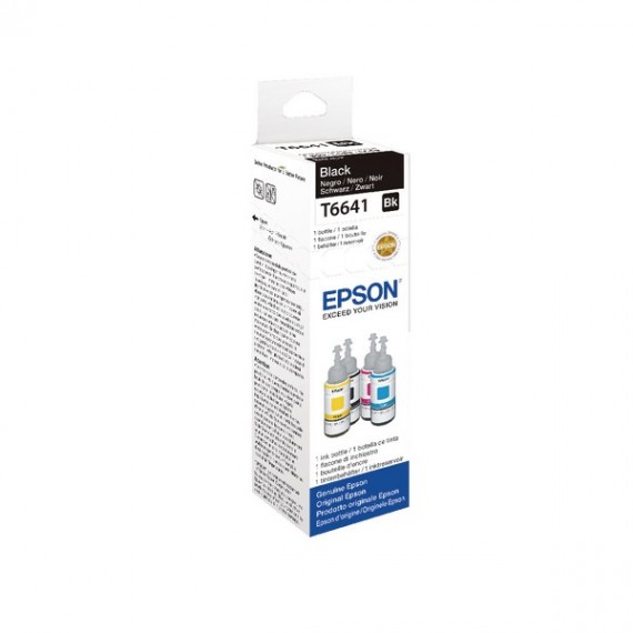 Epson Ink Bottle 70ml Black T6641