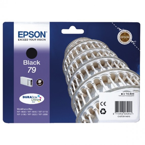 Epson No.79 Pisa Blk Ink Cart 0.9K Pk1