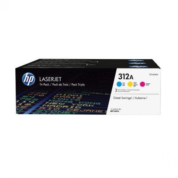 HP 312A LaserJet Toner CYM