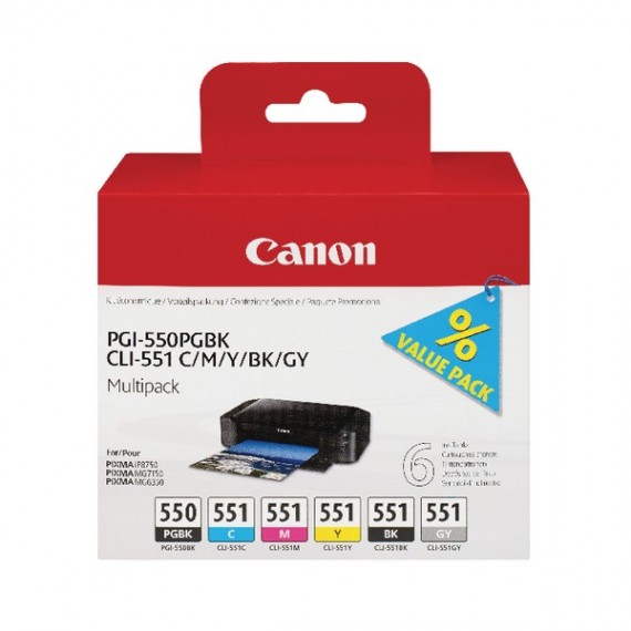 Canon PGI550 Black Colour Multipack