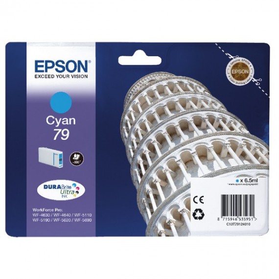 Epson No.79 Pisa Cyan Ink Cart 0.8K Pk1