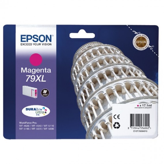 Epson No.79XL Pisa Mag Ink Cart 2K Pk1