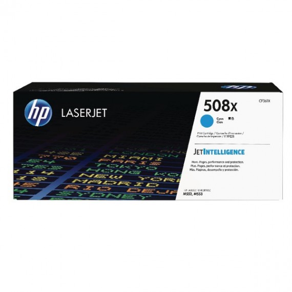 HP 508X HY JetInt LaserJet Toner Cyan