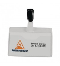 Visitor Name Badge 60x90mm Pack25